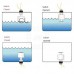 Nerezový snímač  vodní hladiny, spínač, 45mm, 1A1, 100V, 0.5A, 10W