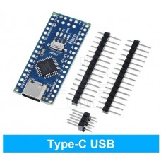 Arduino NANO, ATmega328P, 16MHz, CH340G, 5-12V, USB C