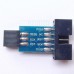 Redukce ISP,  AVRISP USBASP STK500, 10/6 pin