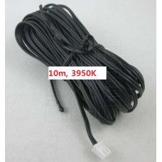 Waterproof NTC thermistor on cable 10m, 10K, 0.5%, 3950