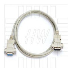 Propojovací rovný sériový kabel, DSUB 09 - DSUB 09, samec / samice, 3m