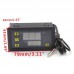 Digitální panelový termostat -40°C ~ +120°C, LED, 1 výstup, senzor 1m, 12V DC, W3230