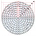 45x inteligentní RGB LED NeoPixel, WS2812B, kruh, 5050, 5V