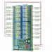16 kanálový reléový modul, DIN, PLC, RTU Modbus/RS-485, AT příkazy, 12V DC, R4D3B16