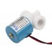 Solenoid, elektromagnetický ventil, voda/vzduch, 1/4", 12V DC, přímý, plast, NC, HQ-1