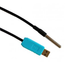 USB teploměr s čidlem DS18B20, COM výstup, -50°C ~ 127°C, kabel 1m, HI-DSUSB1-1M
