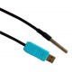 USB teploměr s čidlem DS18B20, COM výstup, -50°C ~ 127°C, kabel 1m, HI-DSUSB1-1M