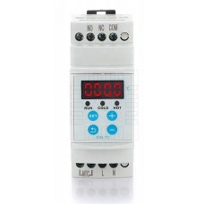 DIN termostat -20°C ~ +100°C, NTC senzor, 230V AC, DIN-TC220 