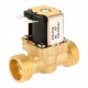 Solenoid, solenoid valve, 3/4 ", 12V DC, straight, brass, FPD-270A, NC