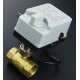 KWS2012-02, 3/4", DN20, 230V AC, Mosazný elektrický dvoucestný kulový ventil