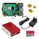 Raspberry Pi 4 model B, Quad Core, 1.5GHz, 64bit, 1G RAM, 2xUSB 3.0, 2x USB 2.0, Wifi, Ethernet, Bluetooth 5.0, 16GB micro SD + zdroj 3A