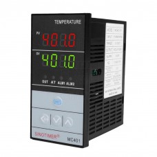 Digitální panelový termostat MC401-611, 0~1300°C, SSR/Relé výstup, K, E, J, N, S, T, R, B, Pt100, 85-265V AC