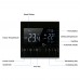 Programovatelný dotykový pokojový termostat s časovačem, MH1822,  5°C ~ 38°C, 230V AC, černý