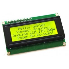 LCD  podsvětlený  4x20 znaků (žlutá), 2004A