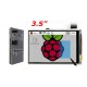 3.5" Dotykový barevný displej, 480x320px pro Raspberry Pi A, A+, B,  B+, 2B, 3B, Pi 4 Zero, SPI