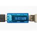 Třímístný USB měřič spotřeby, kapacity, napětí a proudu 0 ~ 3A