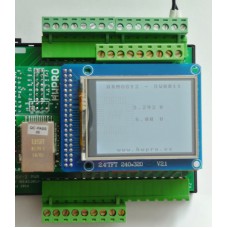 ARMOSY-2, Měření systémových napětí se zobrazením na LCD, příklad