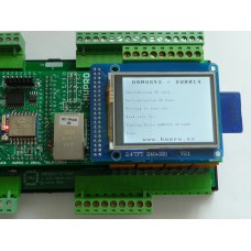 ARMOSY-2, Zápis a čtení  SD karty se zobrazením na LCD, příklad