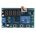 Digitální termostat s LED, 0°C ~ 127°C,  5 funkcí,  t1 START / t2 STOP, zpoždění 0-9999s, senzor DS18B20 , 1m