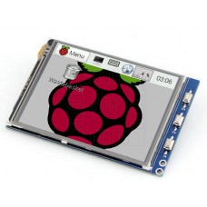 3.2" Dotykový barevný displej, 320 x 240px pro Raspberry, 4:3, SPI